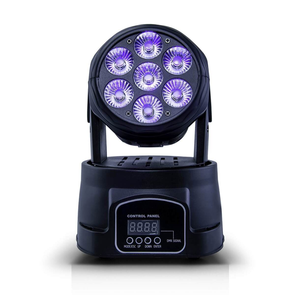 Moving Head Party LED Light (DMX RGBWA+UV) 4 Pack