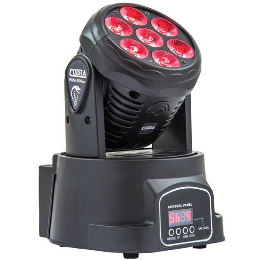 Moving Head Party LED Light (DMX RGBWA+UV) 4 Pack